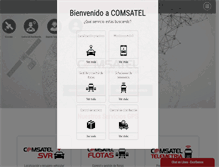 Tablet Screenshot of comsatel.com.pe